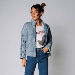 Free People Dolman Quilted Quilted Jacket